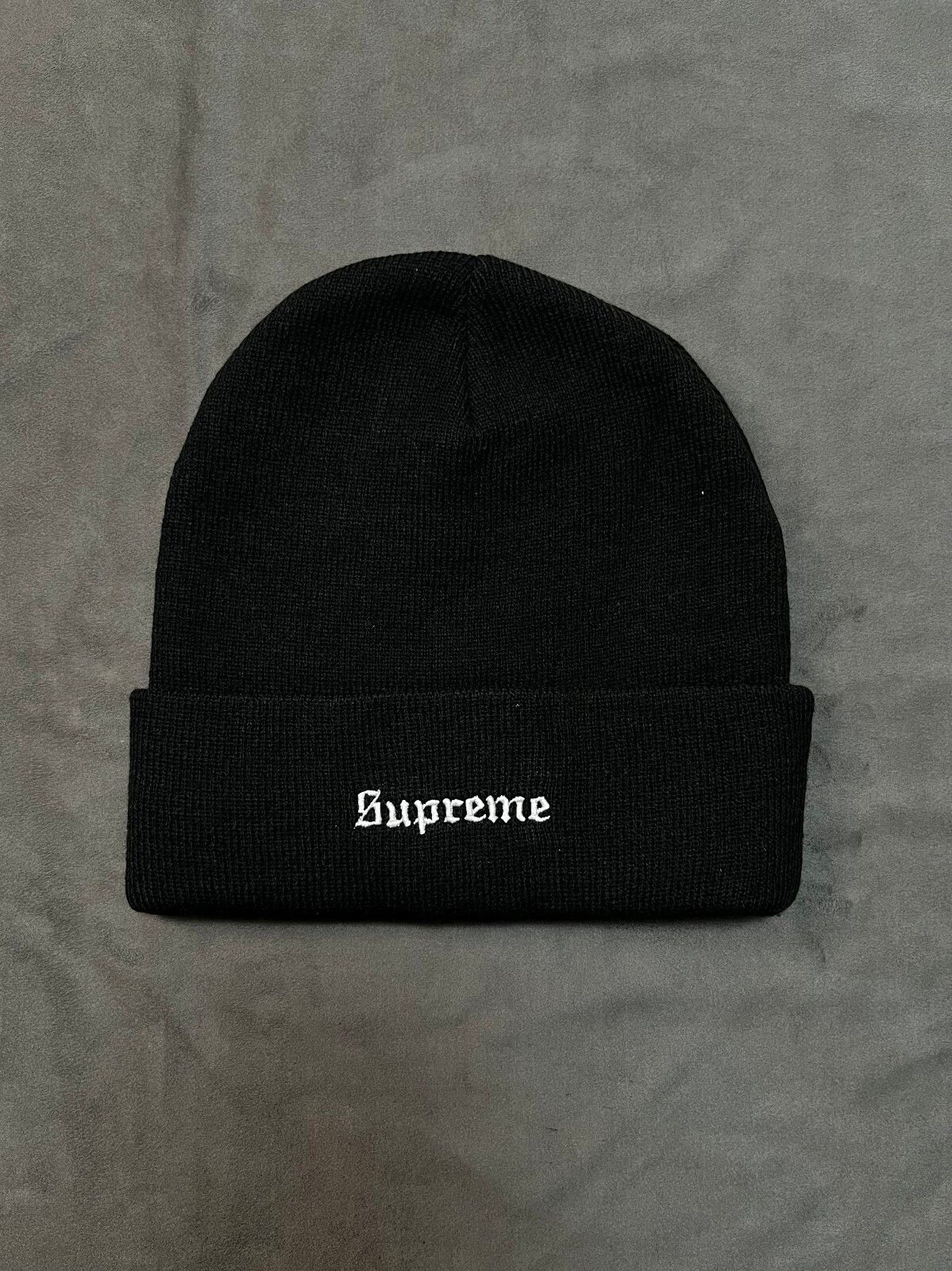 Supreme Rare 18AW Supreme Guadalupe Knit Black Beanie | Grailed