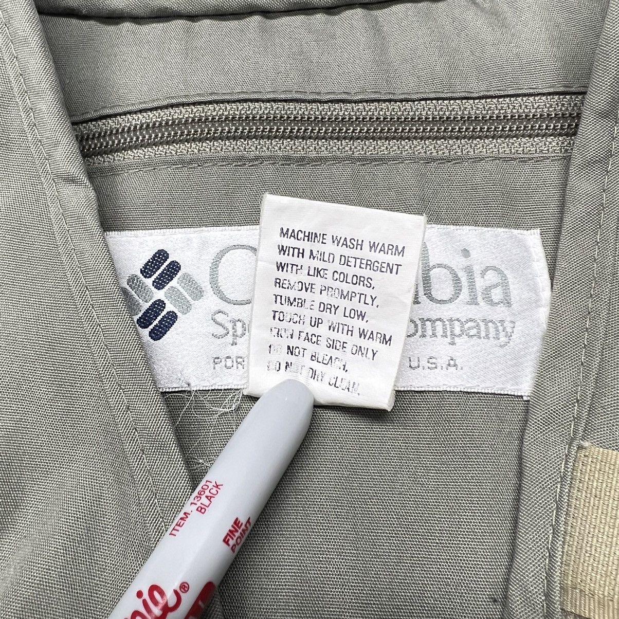 Columbia × Vintage VTG Columbia Fishing Vest Green PFG Pocket Outdoor Hunting Size US XL / EU 56 / 4 - 8 Thumbnail