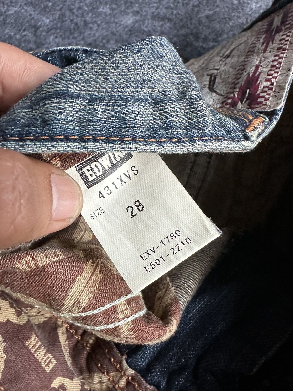 If Six Was Nine Edwin Exclusive Vintage Flare Bulls Head Denim W28 D386 Size US 28 / EU 44 - 15 Thumbnail