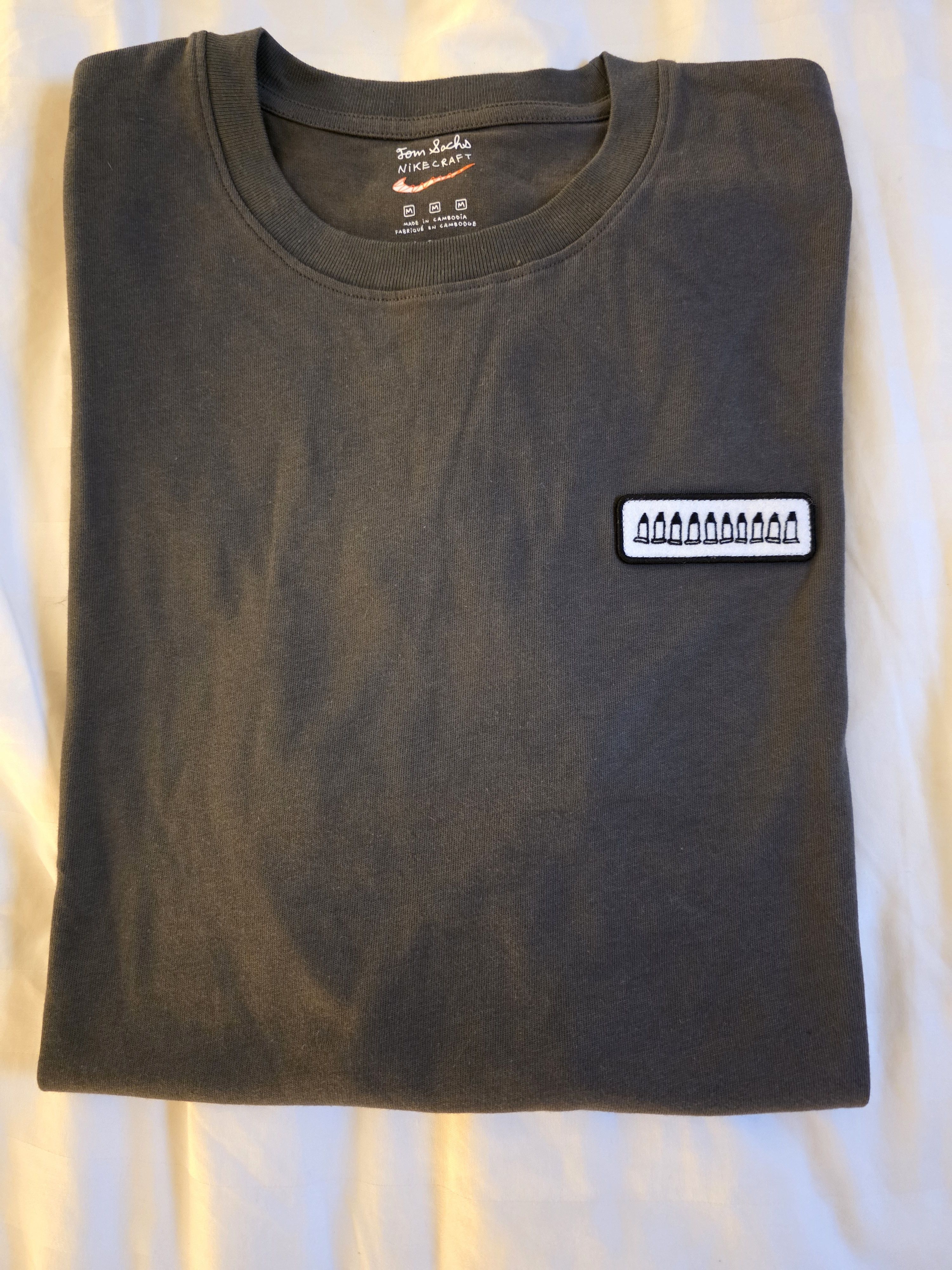 Tom Sachs x NIKECRAFT Ten Bullets T-Shirt (Dark Gray)