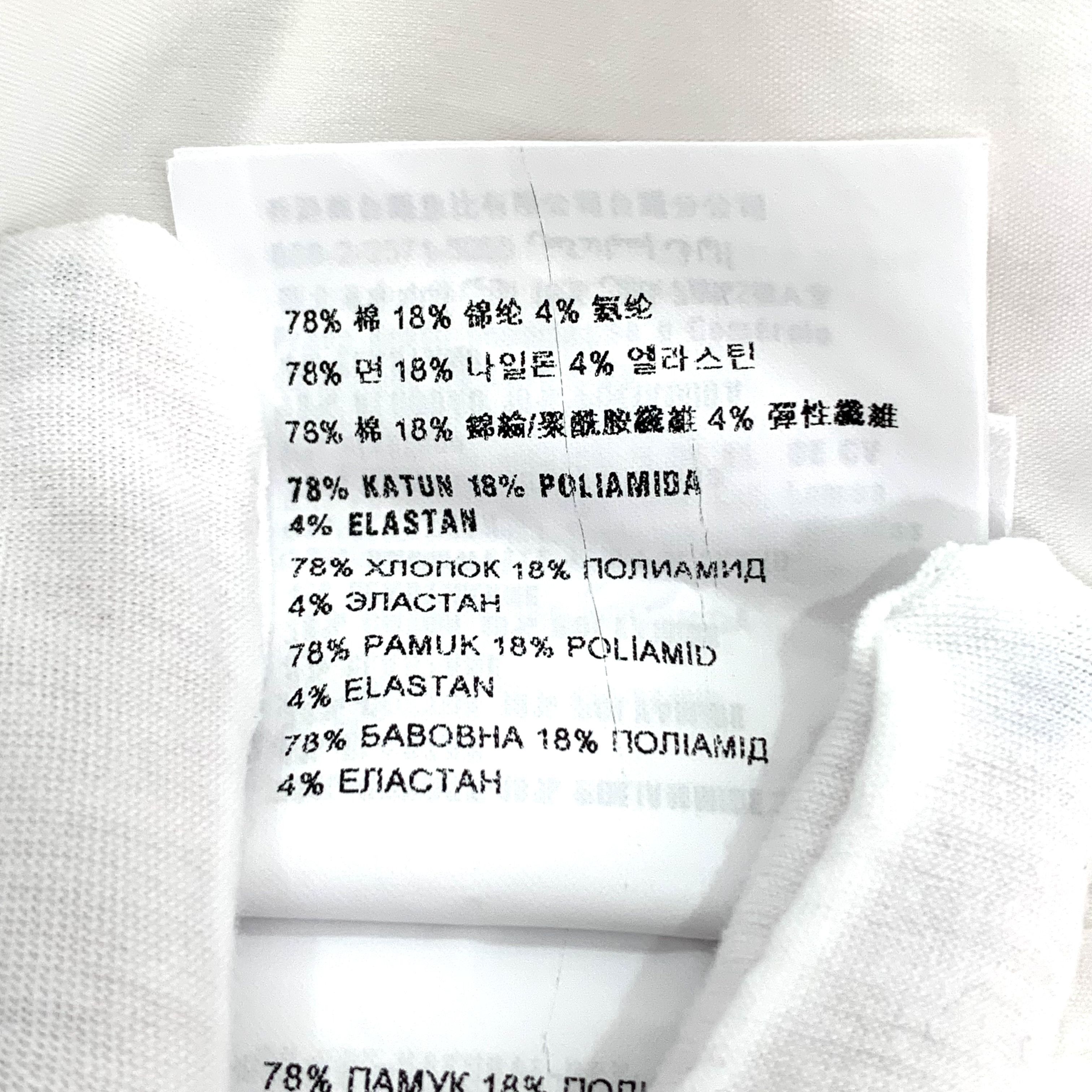 Prada Prada White Waist-Cut Cotton Long-Sleeve Shirt (M/40) Size M / US 6-8 / IT 42-44 - 3 Thumbnail