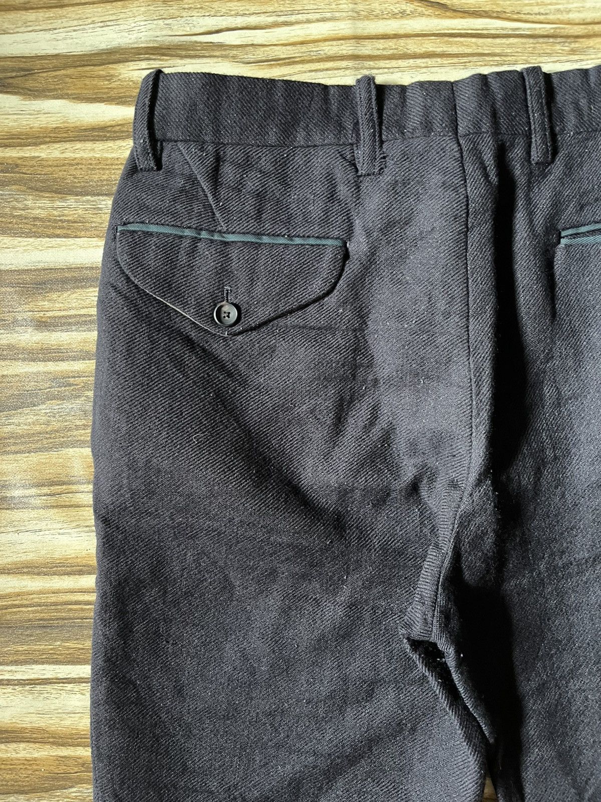 Japanese Brand Masterpiece Wool Gabardine Pant Size US 30 / EU 46 - 6 Thumbnail