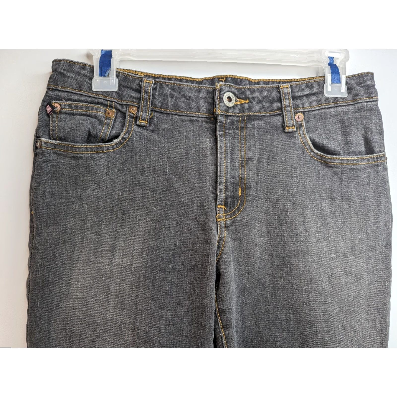 Polo Ralph Lauren Polo Ralph Lauren Jeans Boot Cut Denim Womens 8x34 Black Dark Stretch Modern Retro? Size 30" / US 8 / IT 44 - 2 Thumbnail