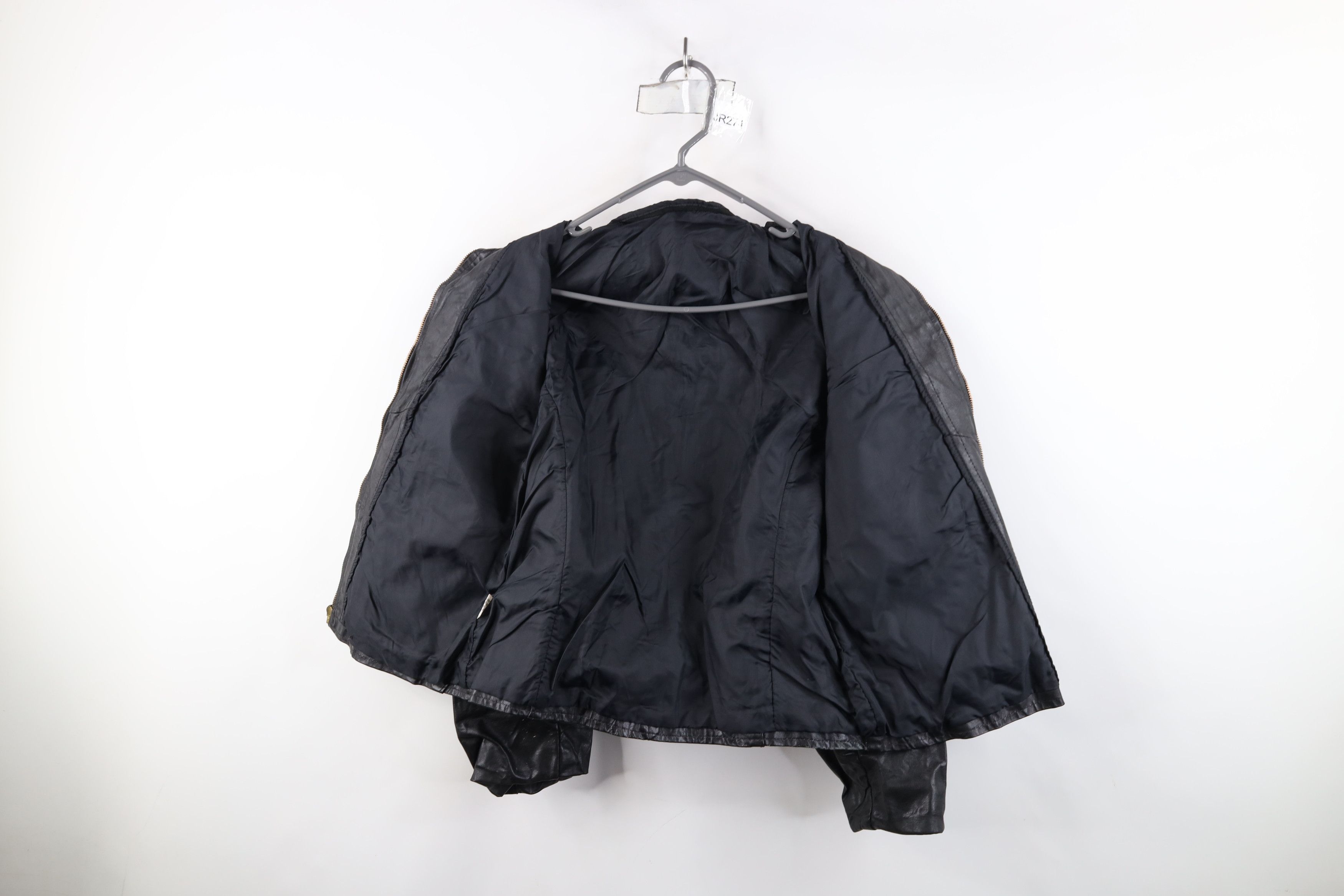 Vintage Vintage 60s 70s Streetwear Leather Bomber Jacket Black Size M / US 6-8 / IT 42-44 - 10 Thumbnail