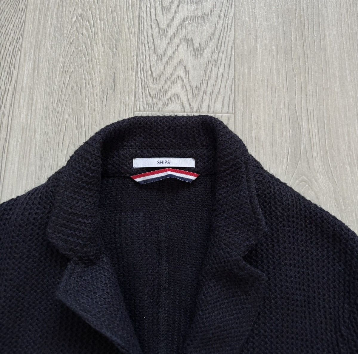 Designer × Japanese Brand × SHIPS Japan Ships Wool Knit Cardigan Issey Miyake Style Size US S / EU 44-46 / 1 - 2 Thumbnail