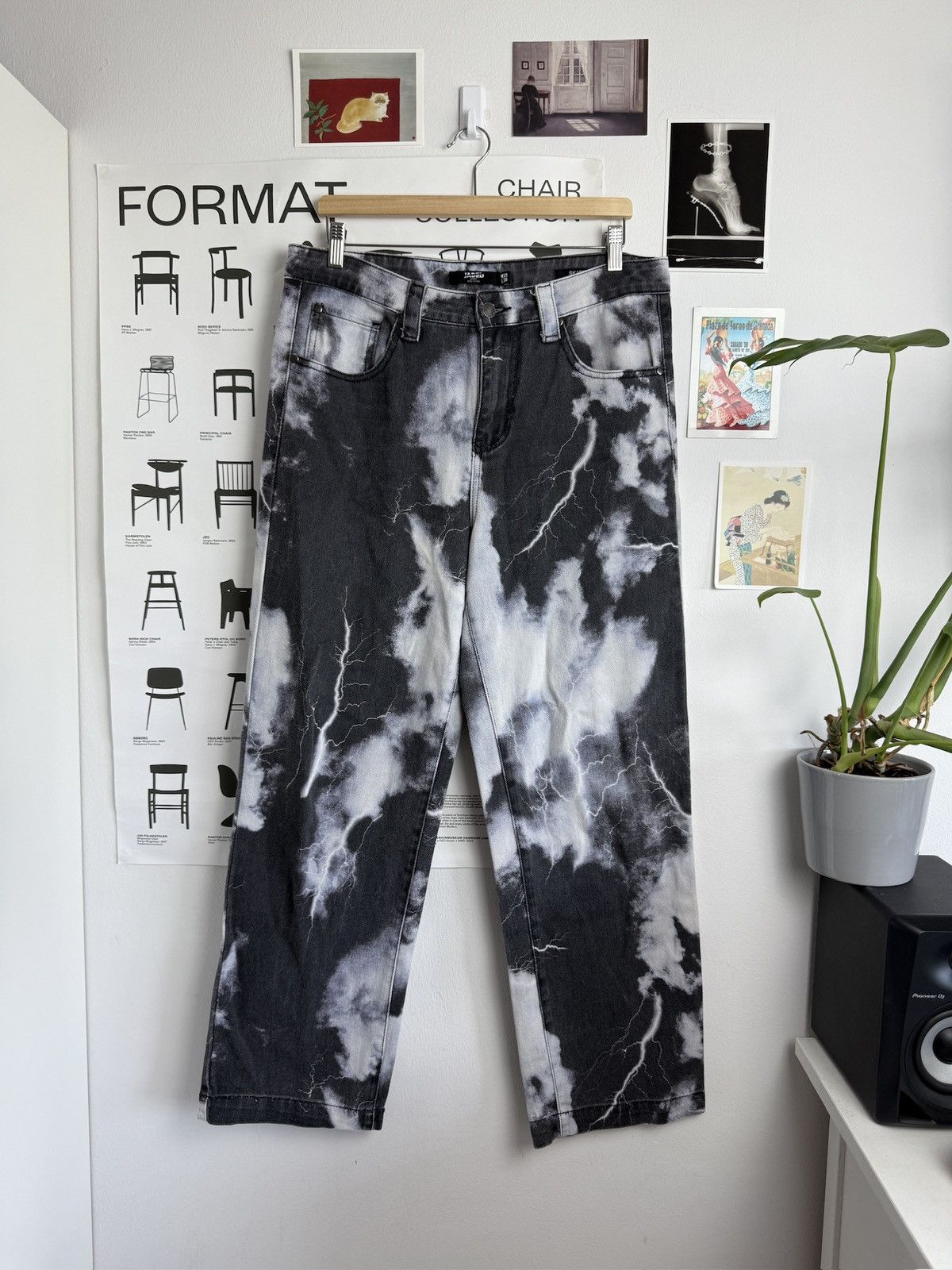 Jaded London Jaded London lighting cloud skate fit pants 32x30 baggy swag Size US 32 / EU 48 - 1 Thumbnail