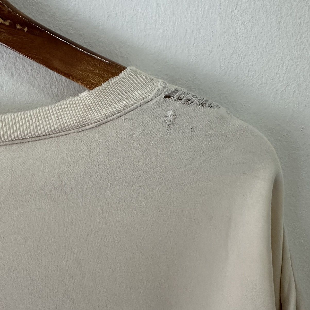 Auralee Aurelee Distress Basic T Shirt Size US L / EU 52-54 / 3 - 7 Thumbnail
