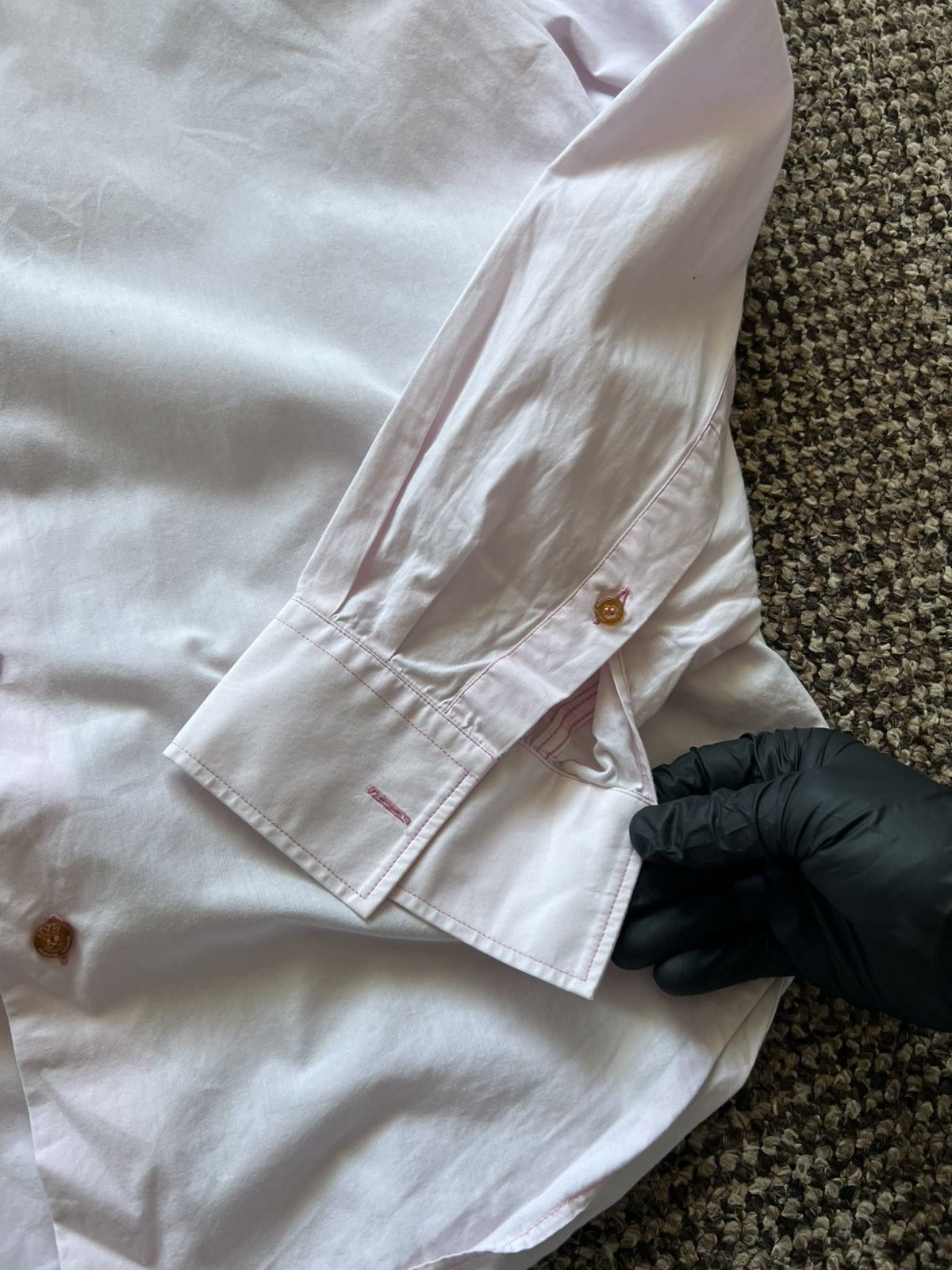 Vivienne Westwood Vivienne Westwood Button App Vintage Shirt Pink Rare Size US XL / EU 56 / 4 - 10 Thumbnail