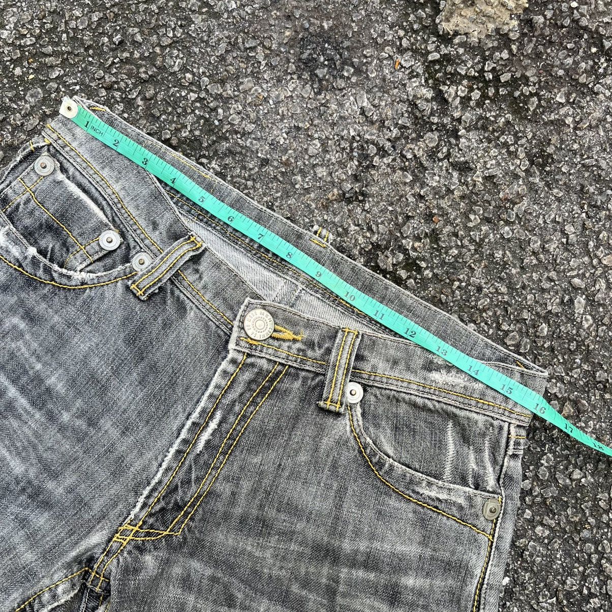 Hysteric Glamour FLARE JEANS COMME CA DU MODE MEN BOOT CUT FADED BLACK DENIM Size US 30 / EU 46 - 5 Thumbnail