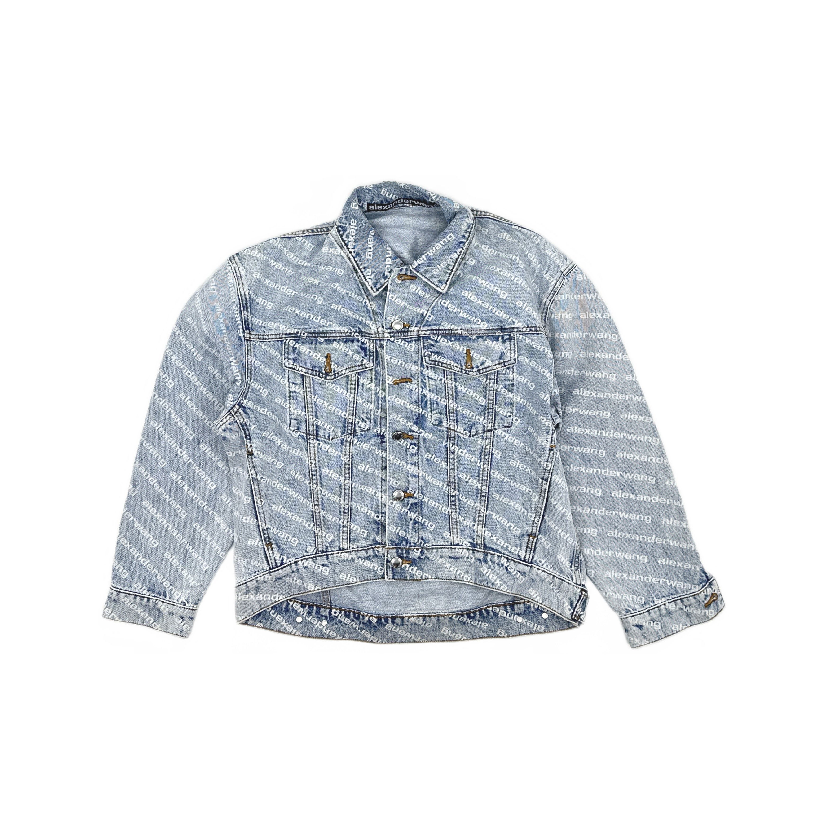 Alexander Wang Alexander Wang Logo Denim Jacket Size M Size M / US 6-8 / IT 42-44 - 1 Thumbnail