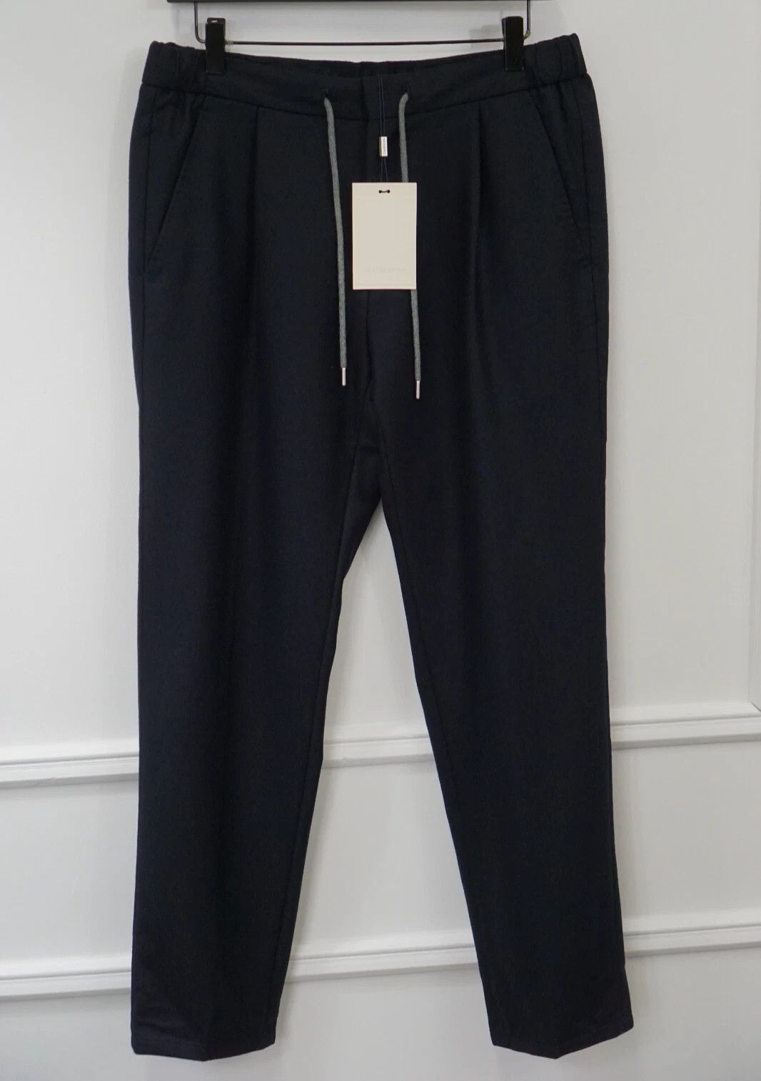Suitsupply Men Suitsupply Trousers Blue Ames Pleat ES Wool Flannel US38 Size 38R - 1 Thumbnail