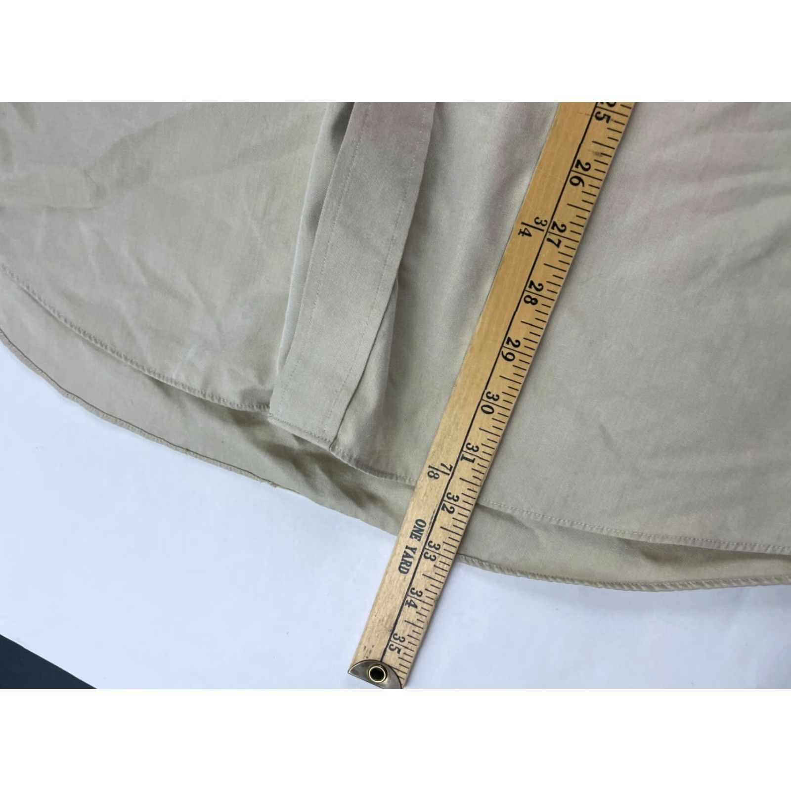 Stafford Stafford Shirt Men 17 34-35 Tan Button-Down Long Sleeve Pocket Oxford Shirt Size US XL / EU 56 / 4 - 6 Thumbnail