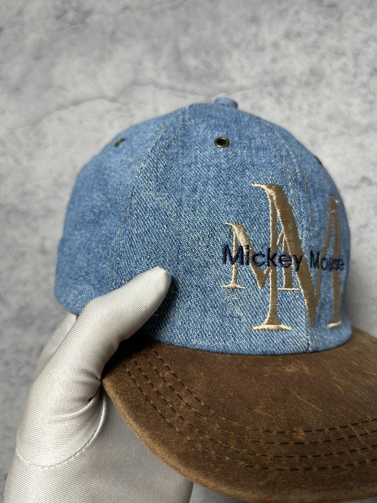 Mickey Mouse Vintage Mickey Mouse Goofys Disney Denim Cap Size ONE SIZE - 10 Thumbnail