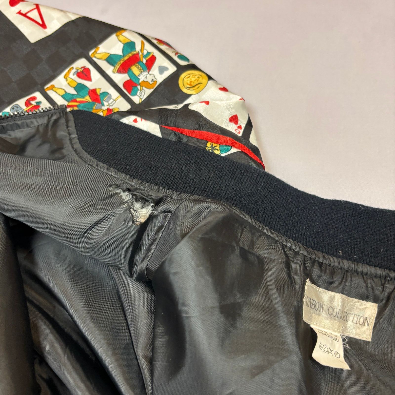 Vintage Vintage 80s Rainbow Collection Jacket Cards & Coins Poker L Size US L / EU 52-54 / 3 - 10 Thumbnail