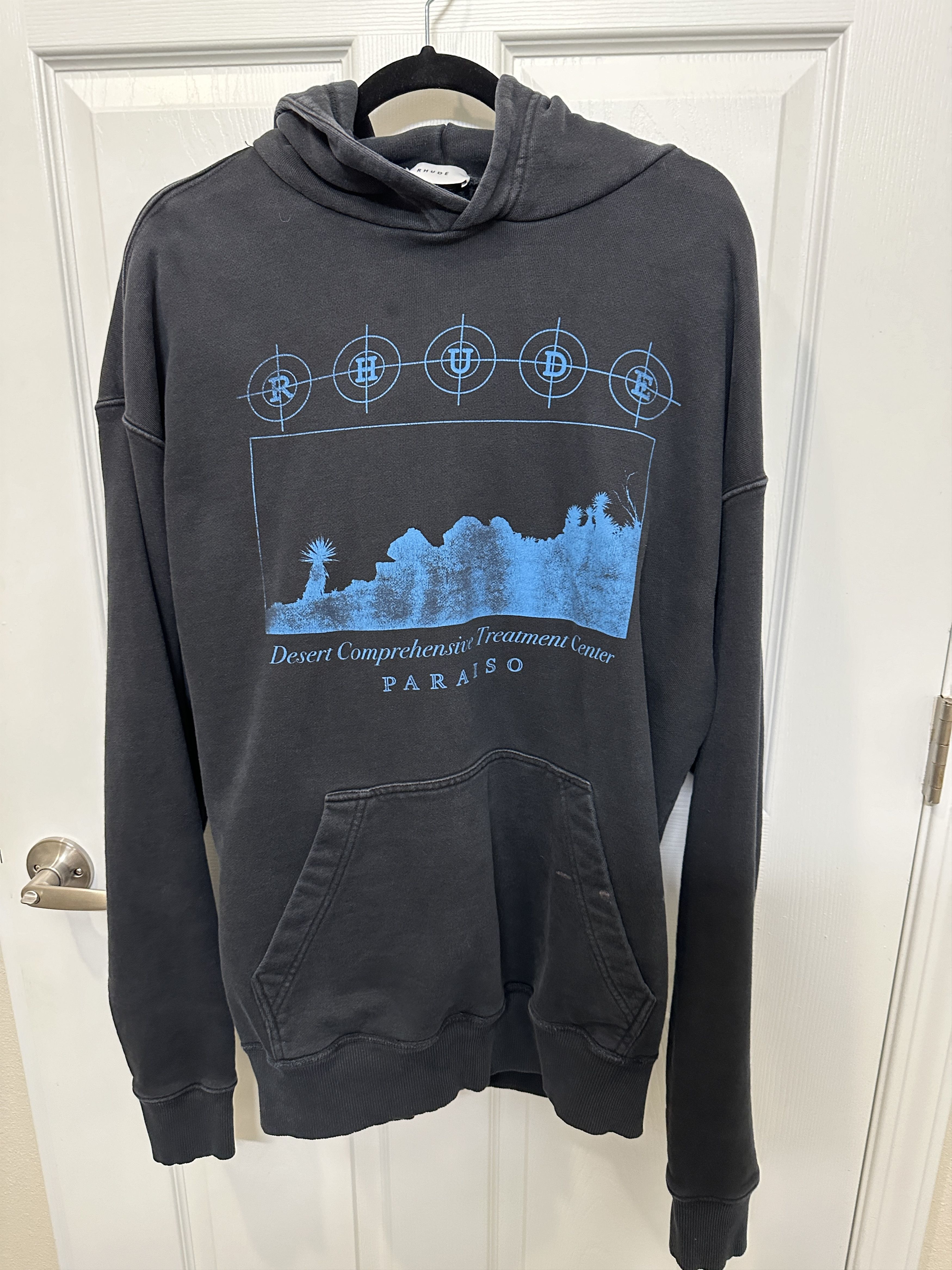 Rhude paraiso sales hoodie