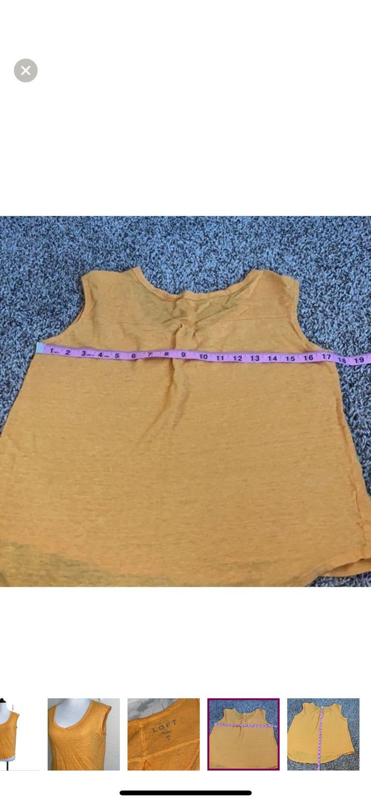 Loft Loft by Ann Taylor small linen tank top Size S / US 4 / IT 40 - 2 Thumbnail