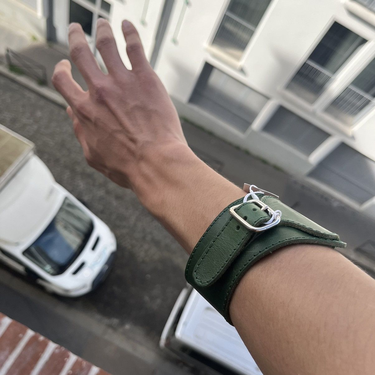 Maison Margiela AW2002 Leather Bracelet Size ONE SIZE - 5 Thumbnail