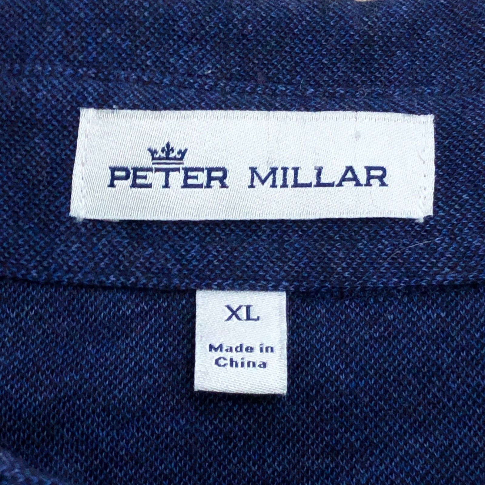 Peter Millar Peter Millar Size XL Polo Long Sleeve Suede Placket *ALTERED Size US XL / EU 56 / 4 - 15 Thumbnail