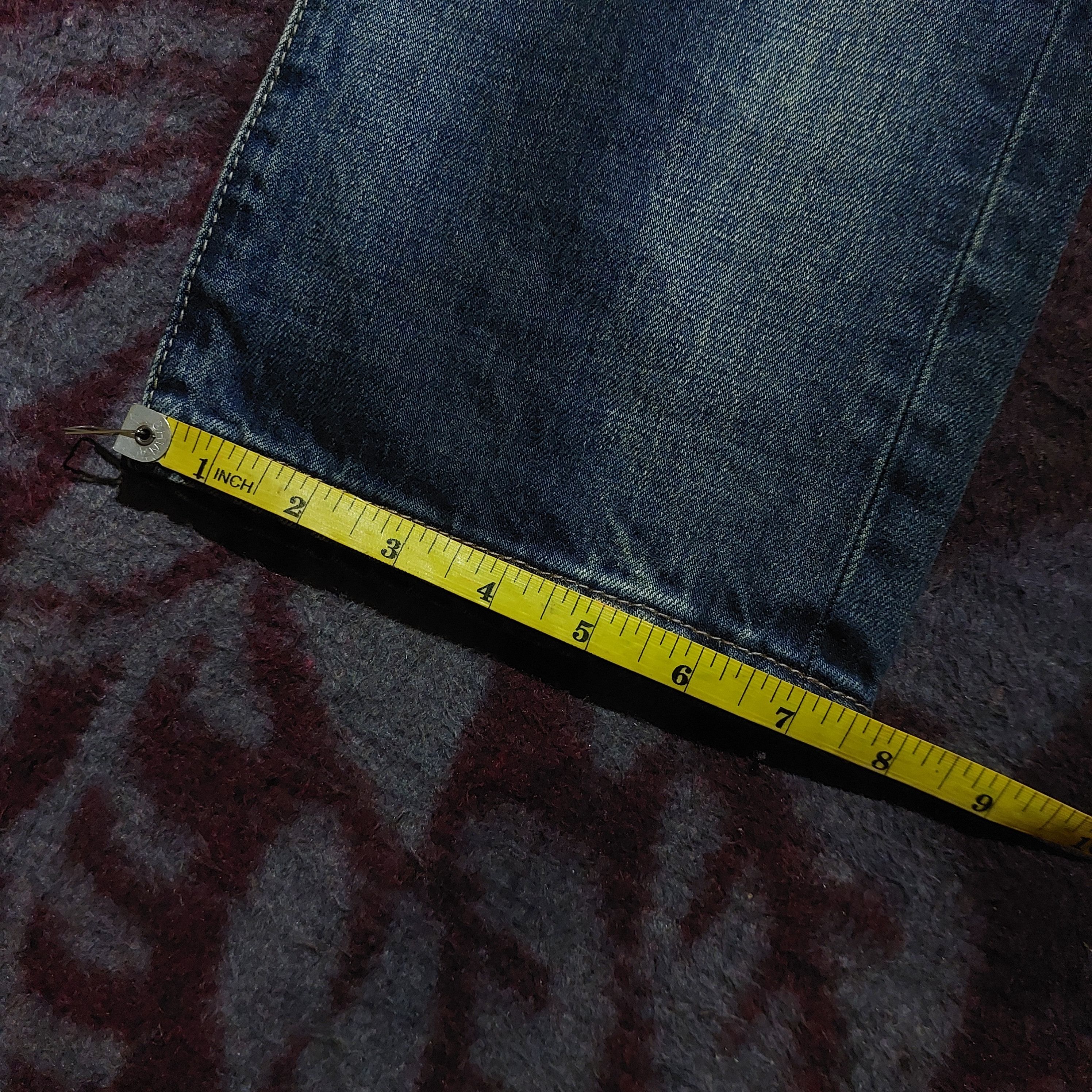 izzue Izzue Japan patchwork blue denim Size US 33 - 22 Thumbnail