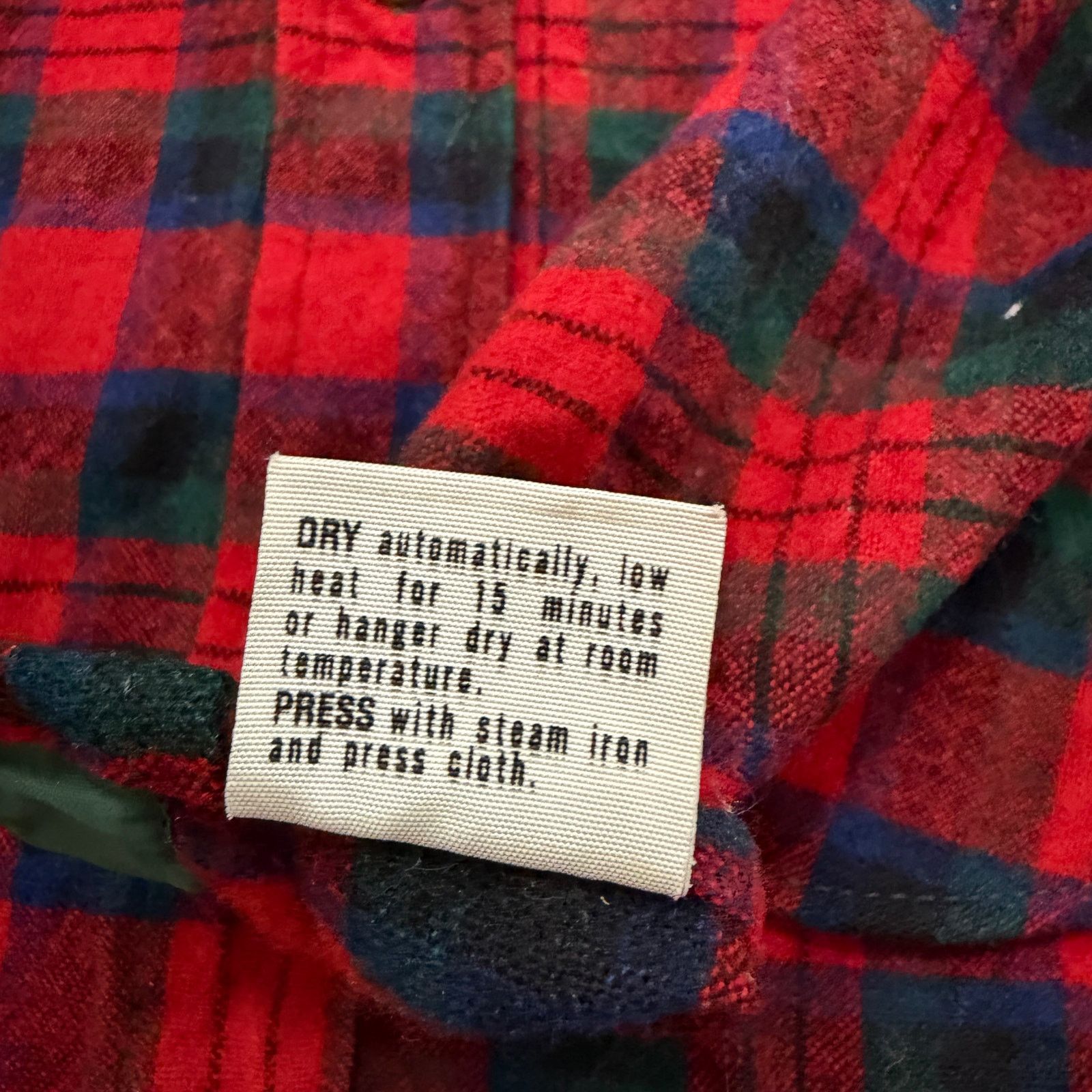 Pendleton Vintage Pendleton Wool Flannel Shirt Men's Large Red Tartan Size US L / EU 52-54 / 3 - 8 Thumbnail