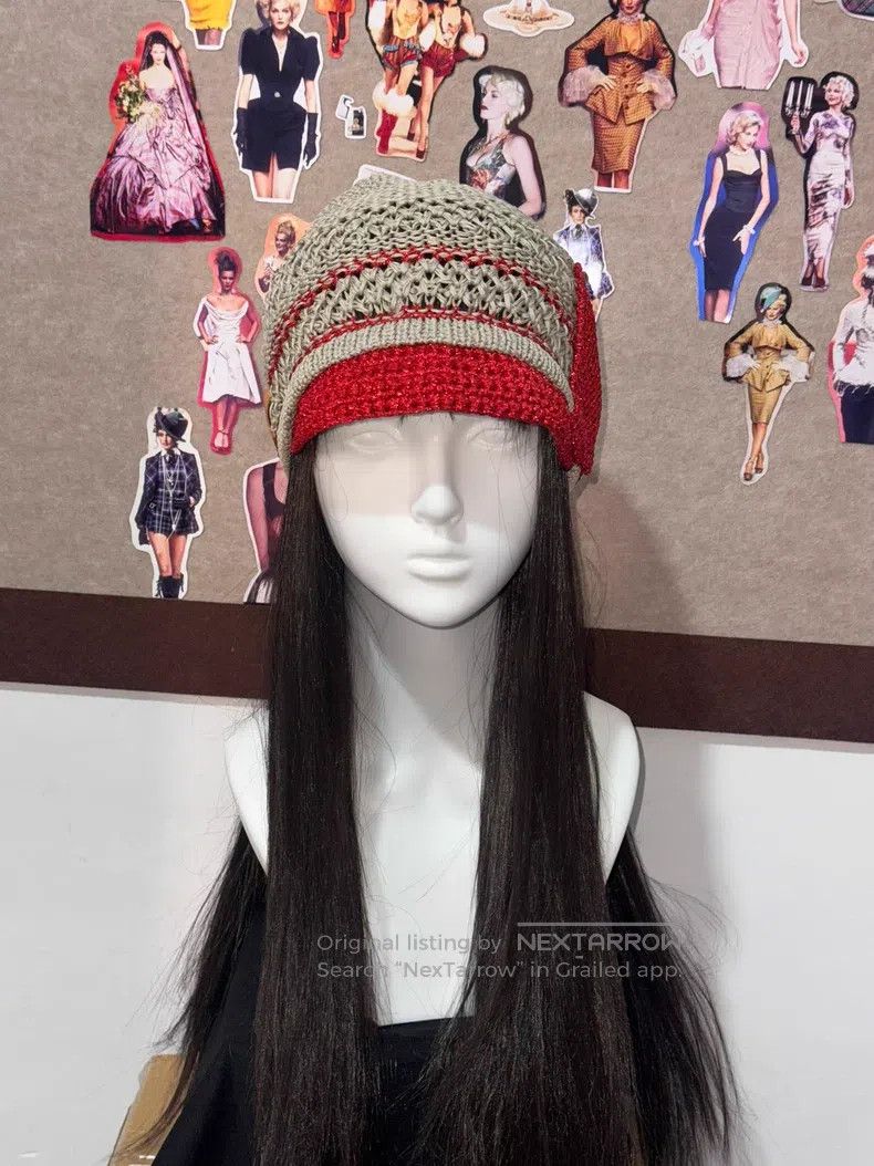 Vivienne Westwood Vivienne Westwood Rare Red Heart Knitted Cap Size ONE SIZE - 3 Thumbnail