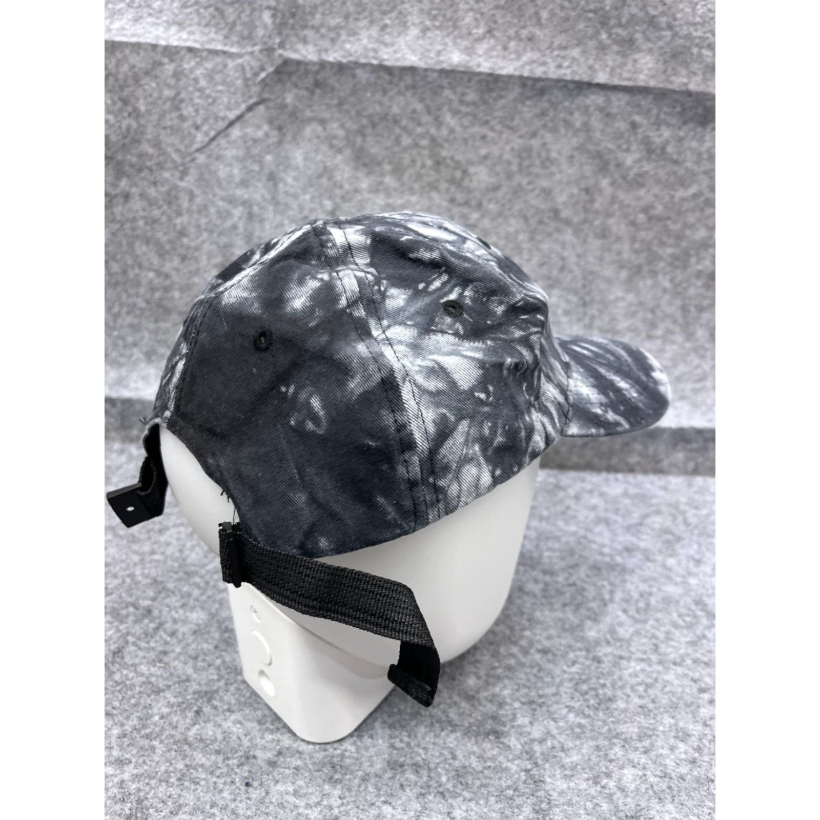 Vintage Sally Hansen Hat Cap Strap Back Adult One Size Gray Tie Dye 100% Cotton Baseball Cap Unisex Mens Womens Adults All Seasons Trending Cap 90s Theme Size ONE SIZE - 7 Thumbnail