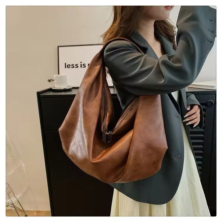 Leather Casual PUnLeather Shoulder Bag Size ONE SIZE - 4 Thumbnail