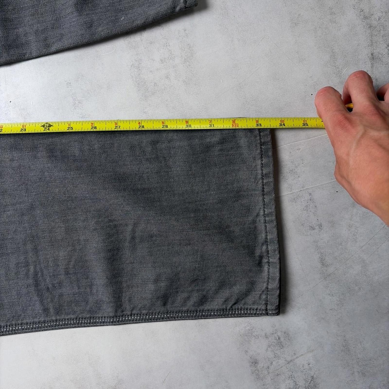 Other Y2K Grey American Rag Grunge Faded Baggy Denim Jeans Size US 38 / EU 54 - 7 Thumbnail