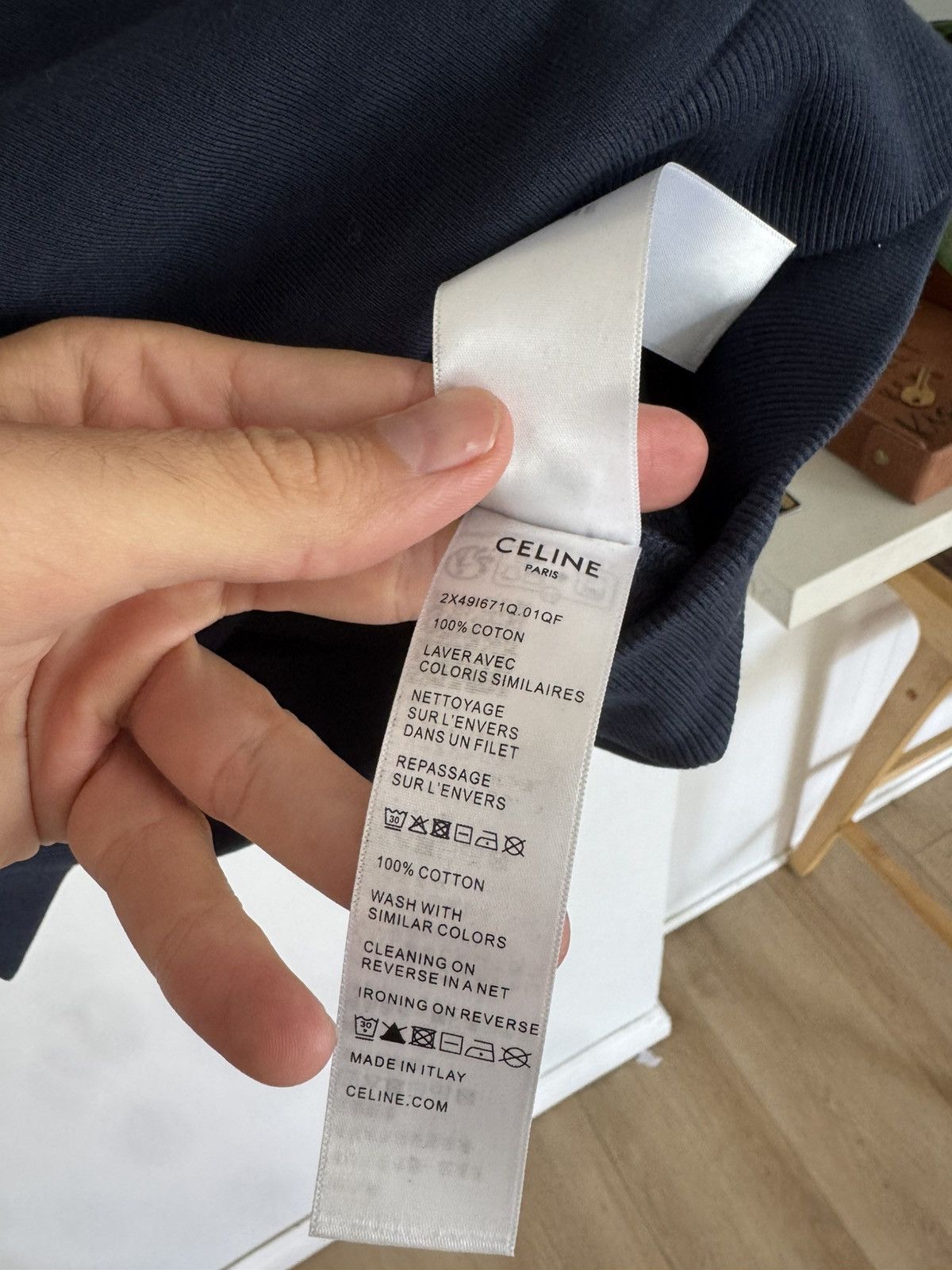 Celine Embroidered Crewneck Size US M / EU 48-50 / 2 - 4 Thumbnail