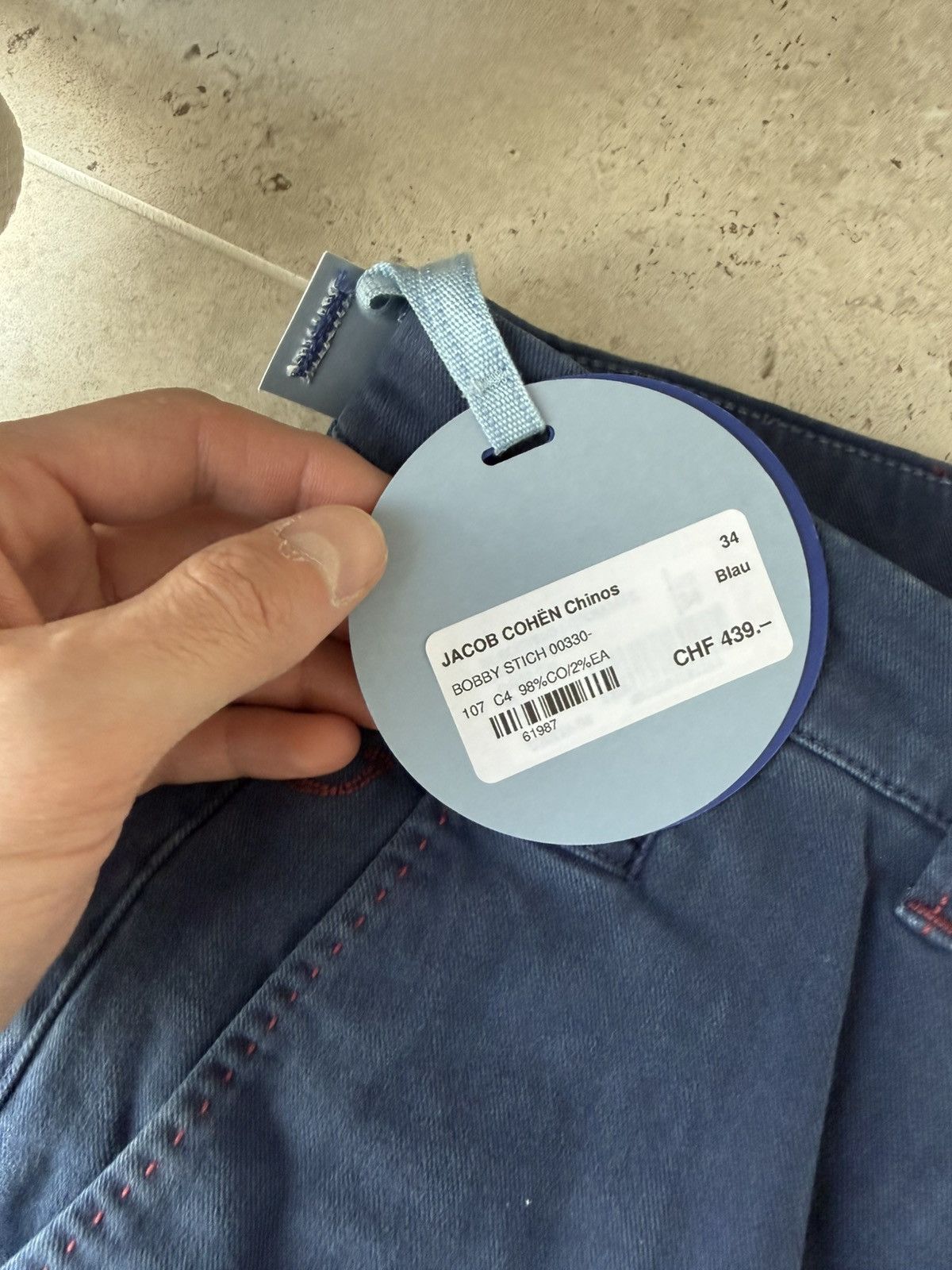 Jacob Cohen JACOB COHEN Comfort Bobby Chino Pants Size US 34 / EU 50 - 3 Thumbnail