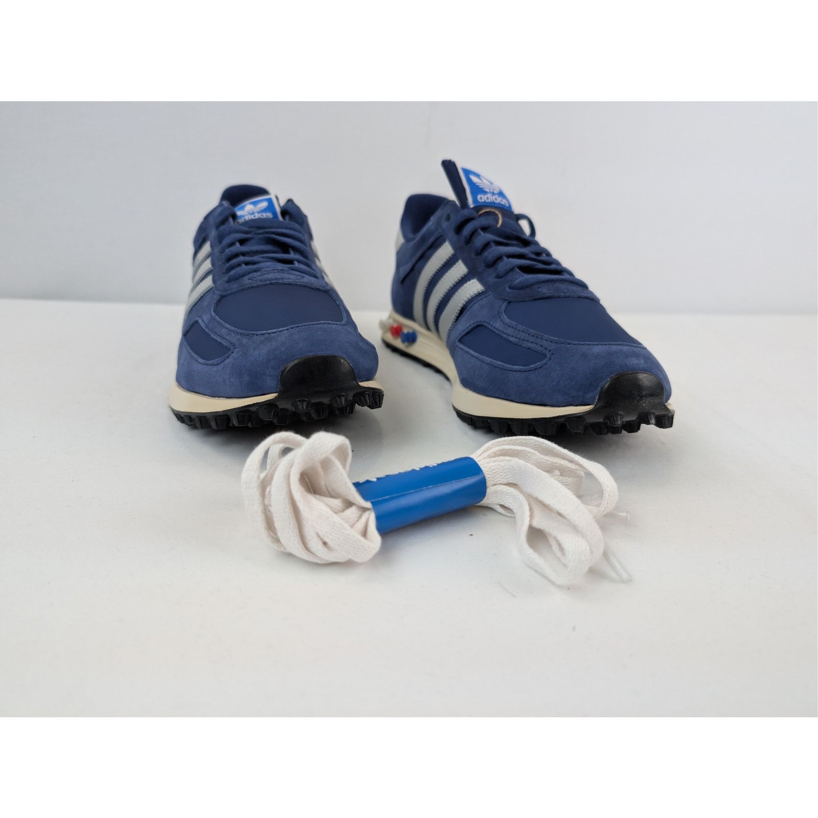Adidas o1rshd1 LA Trainer OG Sneakers Dark Blue / Silver Metallic Size US 12.5 / EU 45-46 - 5 Thumbnail