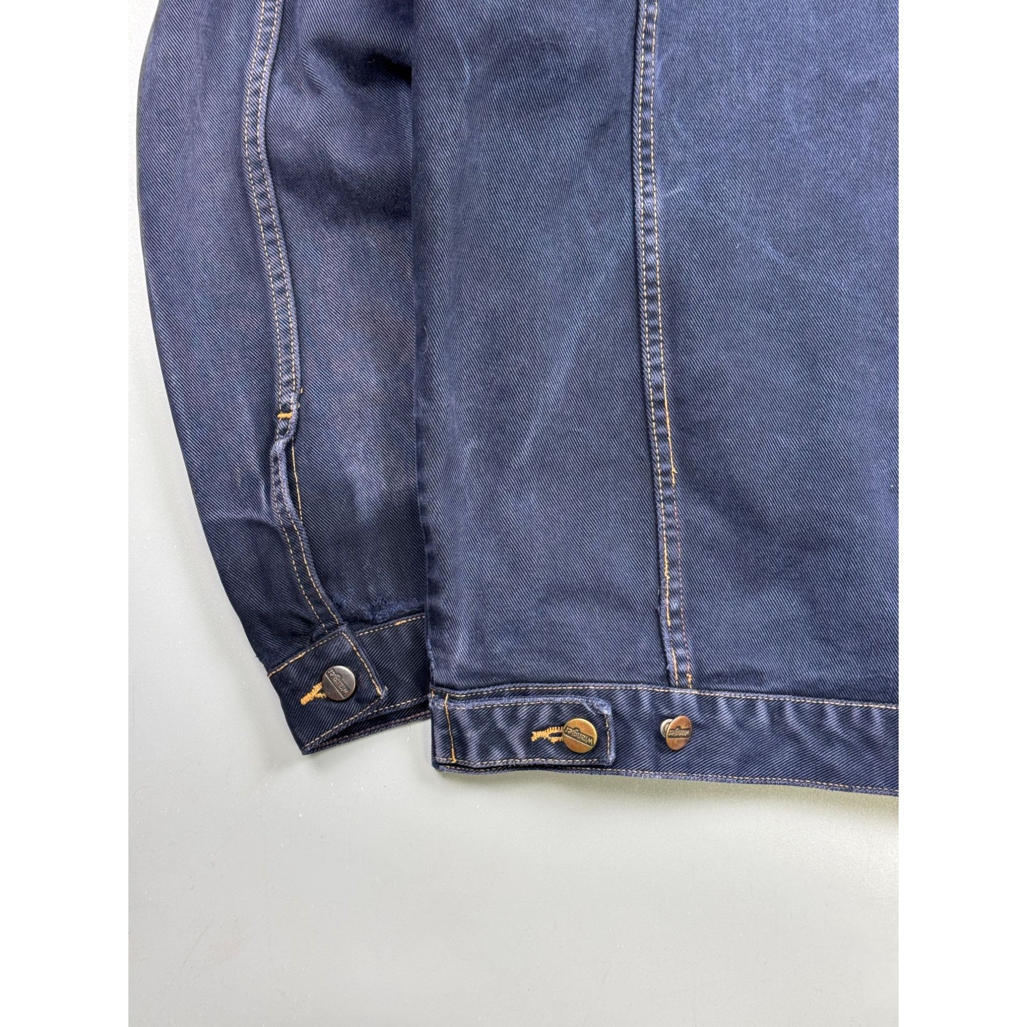 Wrangler Vintage Wrangler Western Indigo Denim Trucker Jacket (YG025) Size US XL / EU 56 / 4 - 13 Thumbnail