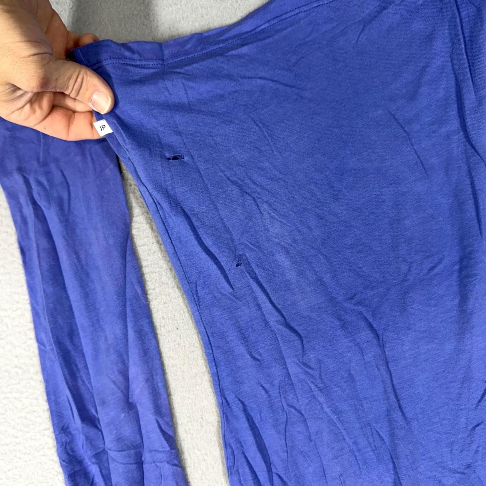 James Perse James Perse Shirt Womens 3 Blue Scoop Neck Long Sleeve Lightweight Basic Tee Size XS / US 0-2 / IT 36-38 - 4 Thumbnail
