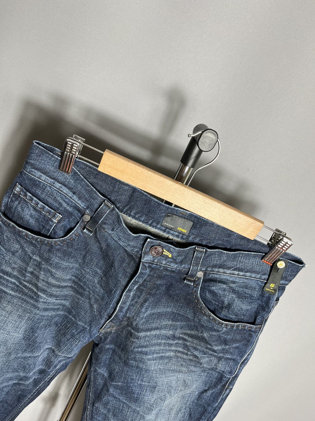 Fendi fendi selleria denim jeans mens blue pants Size US 31 - 2 Thumbnail