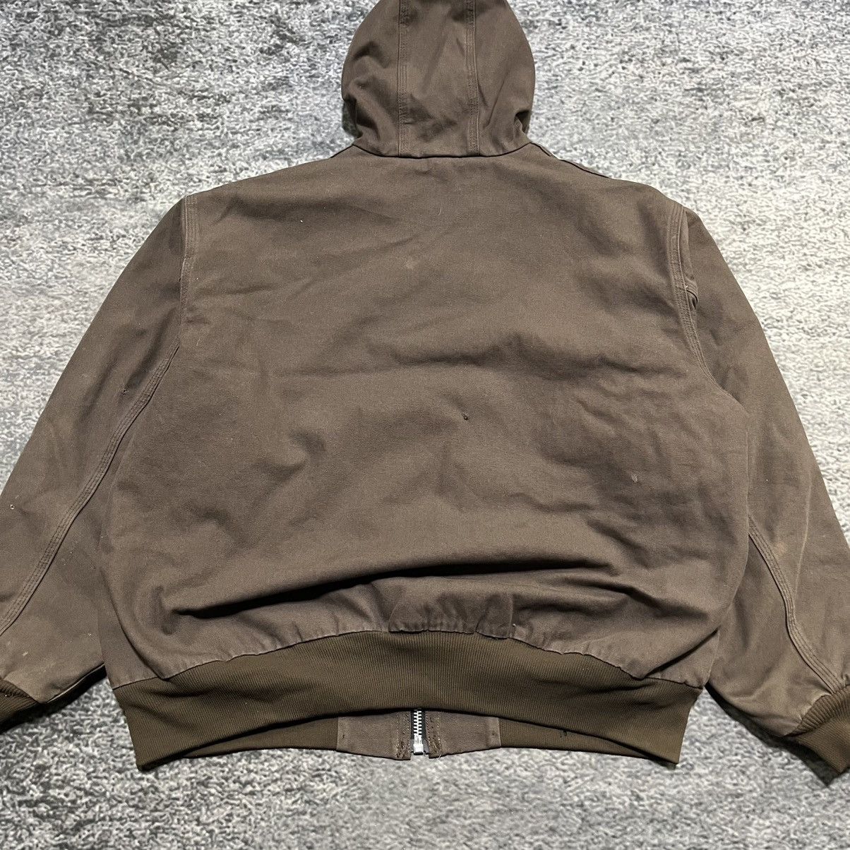 Carhartt VINTAGE CARHARTT BROWN CANVAS WORKWEAR HOODED JACKET SZ XXL Size US XXL / EU 58 / 5 - 11 Thumbnail