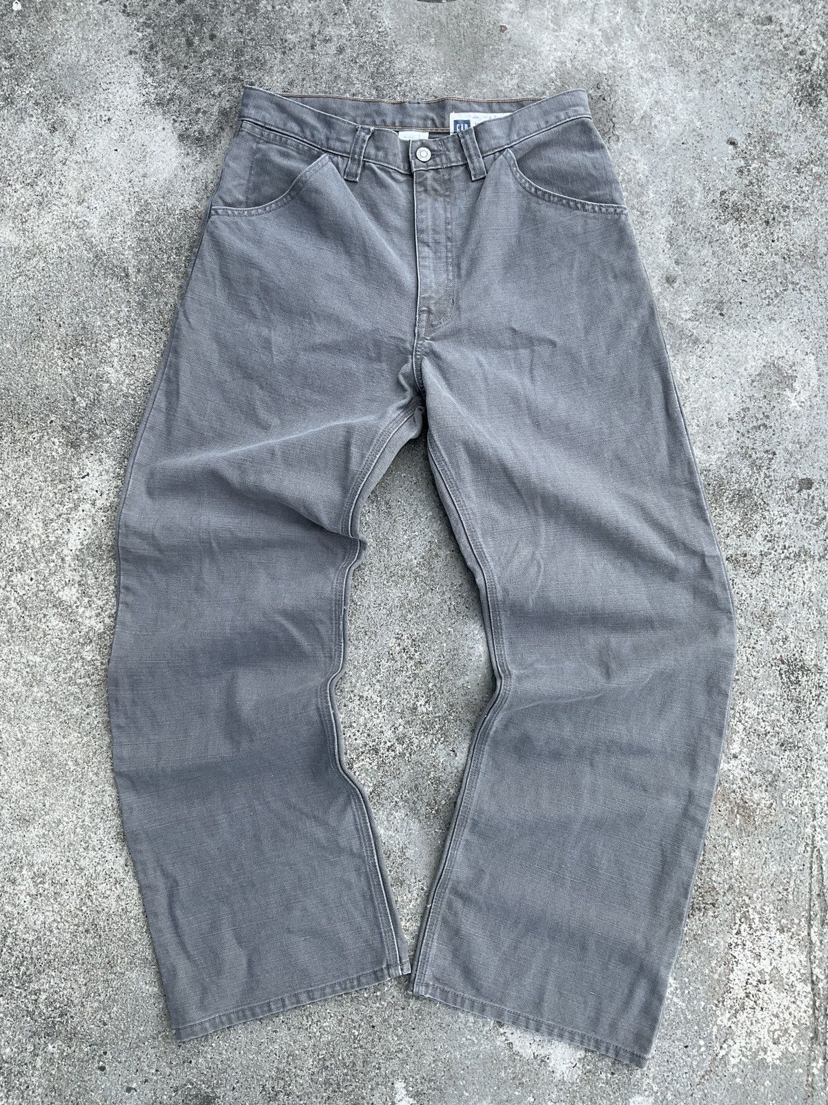Gap × Vintage Vintage GAP Worker Jean Pants Size US 31 - 1 Thumbnail