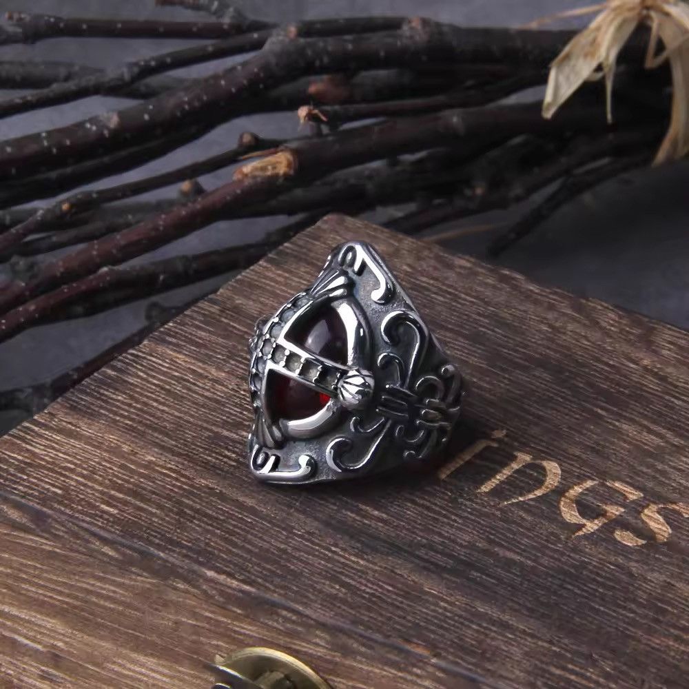 Jewelry Cross Shape Ring ( size 7 to 13 ) Size ONE SIZE - 4 Thumbnail