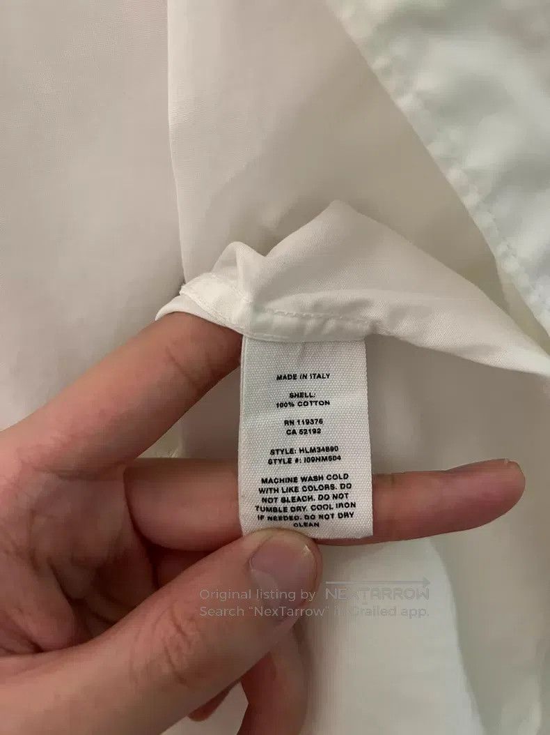 Helmut Lang Helmut Lang White Shirt Size US L / EU 52-54 / 3 - 3 Thumbnail