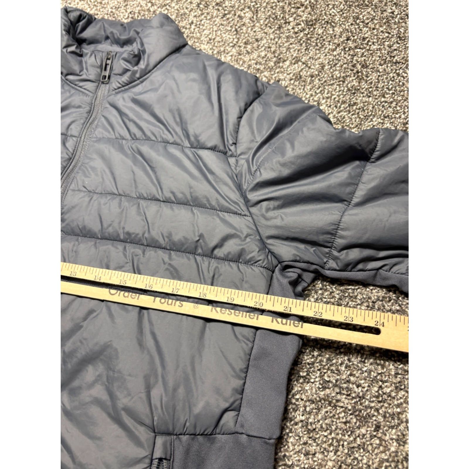 Under Armour Under Armour Storm Puffer Jacket Mens Medium Gray Full Zip Fleece Lined Size US M / EU 48-50 / 2 - 6 Thumbnail