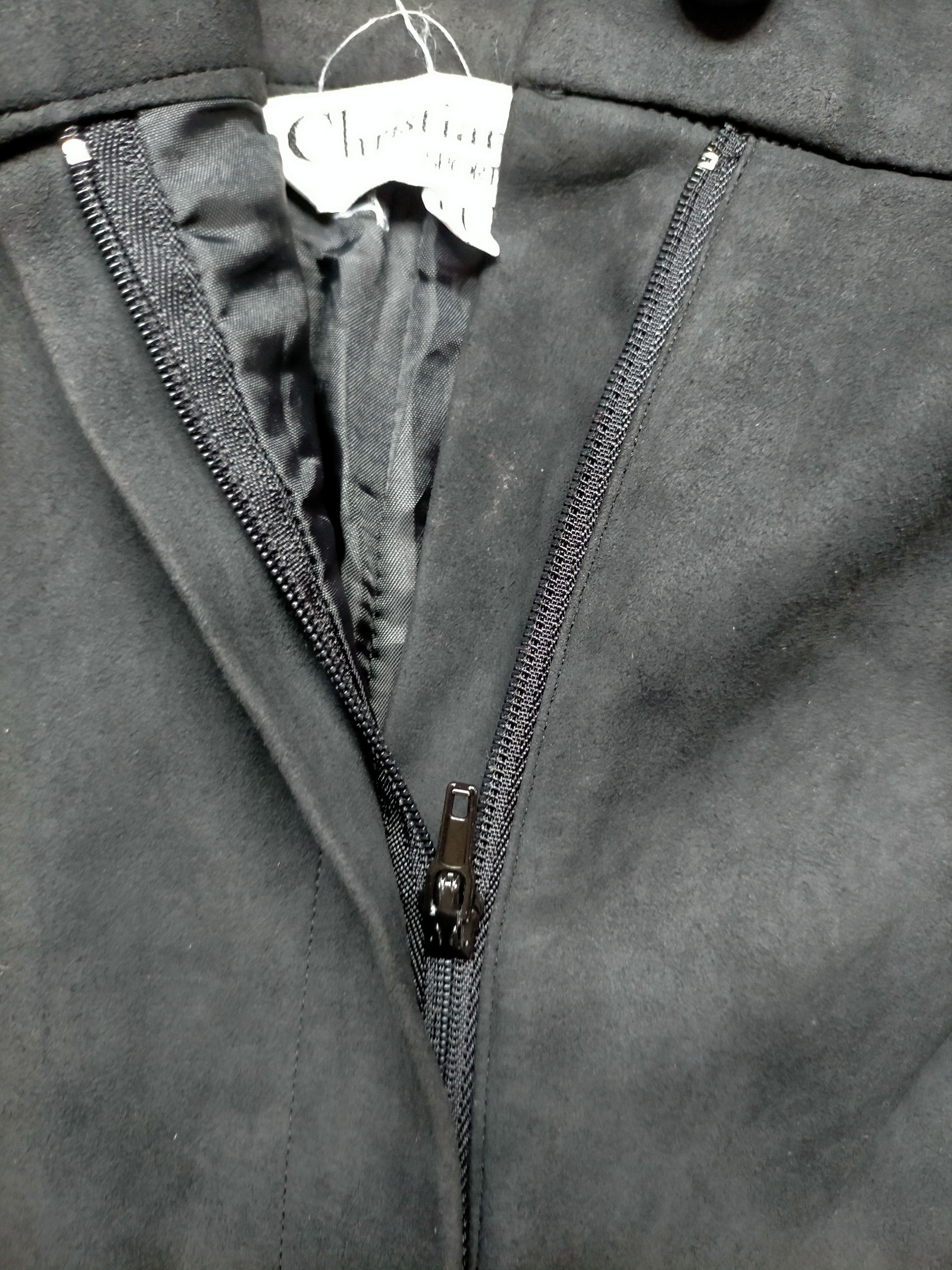 Christian Dior Monsieur Christian Dior Sport Moleskin Black Pants Size US 29 - 14 Thumbnail