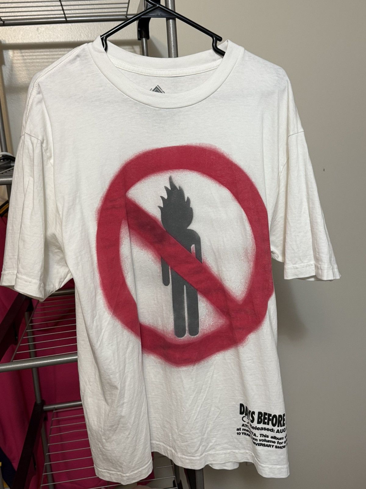 Travis Scott × Vintage Travis Scott Days Before Rodeo Tee Size US L / EU 52-54 / 3 - 1 Thumbnail