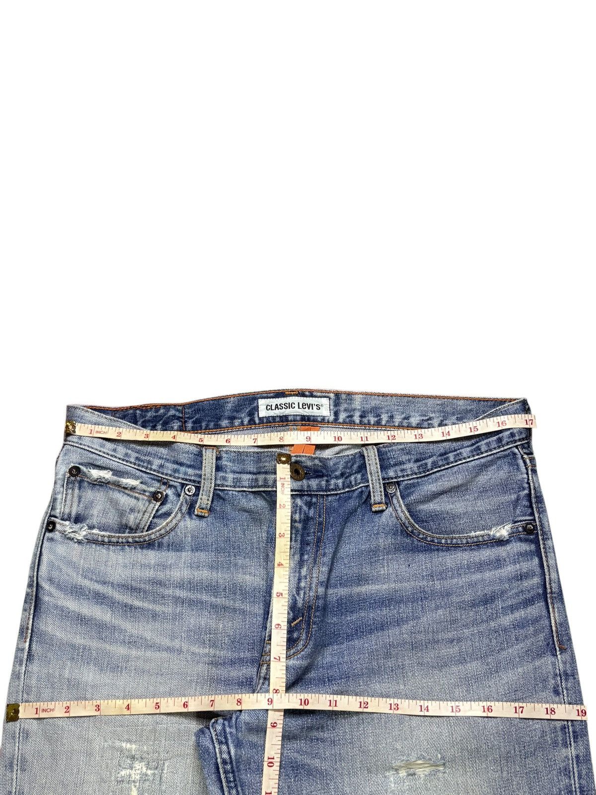 Levi's Vintage 90s Levis 502 Faded Wash Distressed Baggy Jeans Size US 34 / EU 50 - 12 Thumbnail