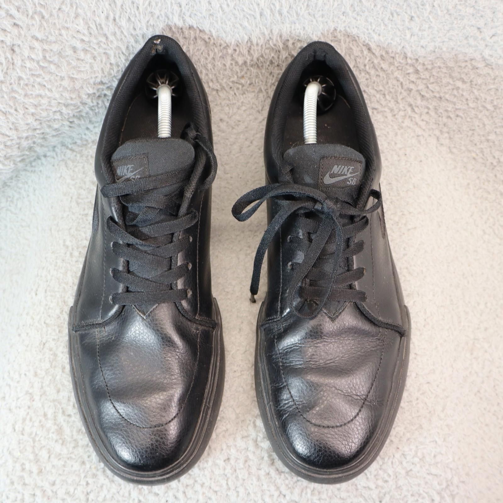 Nike Nike SB Satire L Skateboard Shoes Men Sz 13 Black Leather Size US 13 / EU 46 - 3 Thumbnail