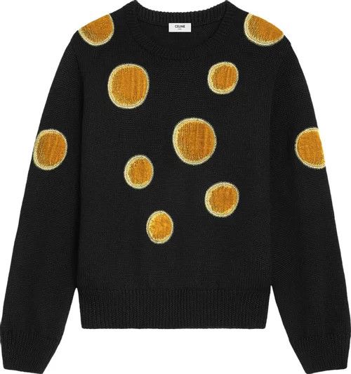 Celine o1bcso1str0824 Crewneck Sweater in Black Size US XS / EU 42 / 0 - 1 Thumbnail