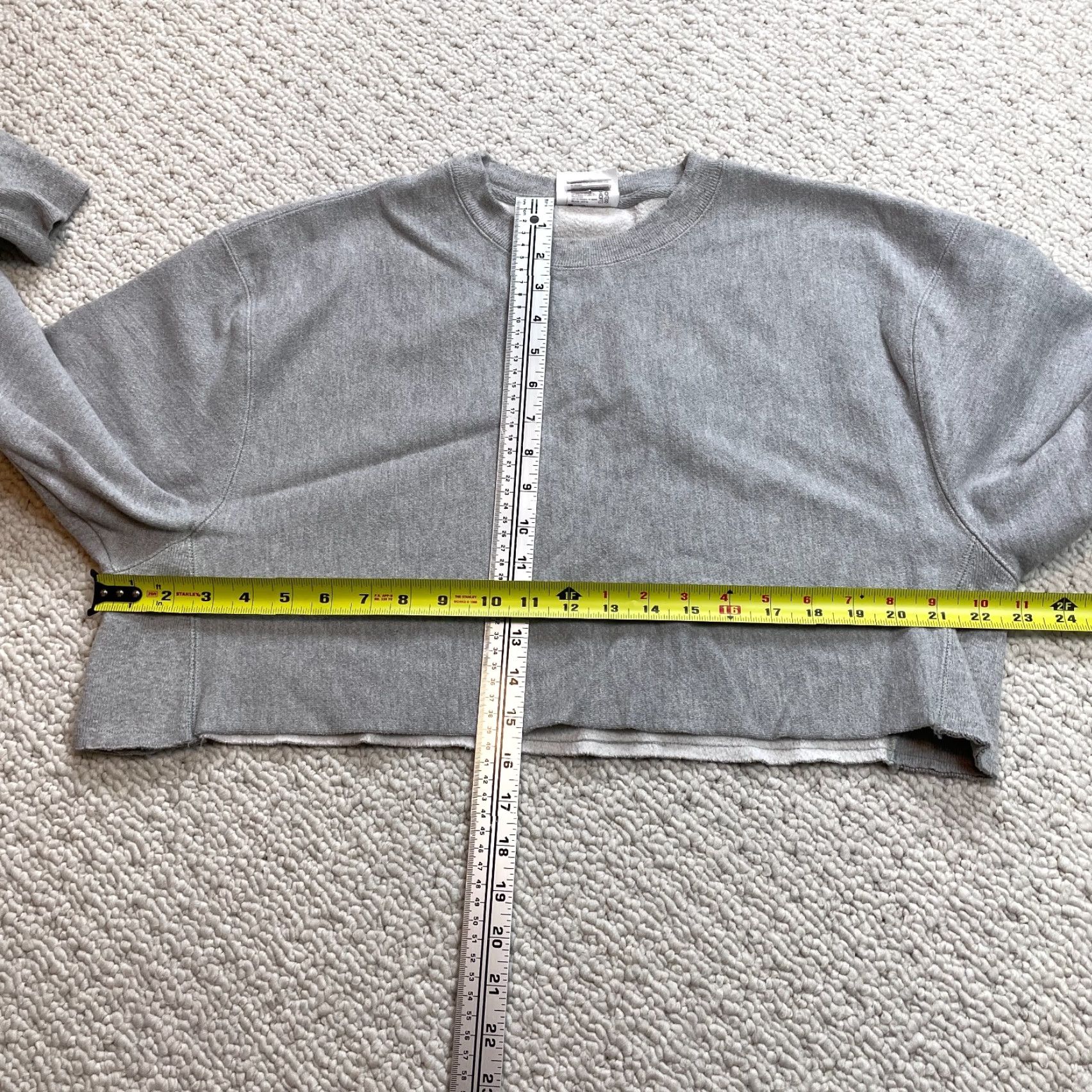 Champion VINTAGE Champion Sweatshirt Womens M Gray Pullover Reverse Weave Cropped Retro Size M / US 6-8 / IT 42-44 - 6 Thumbnail
