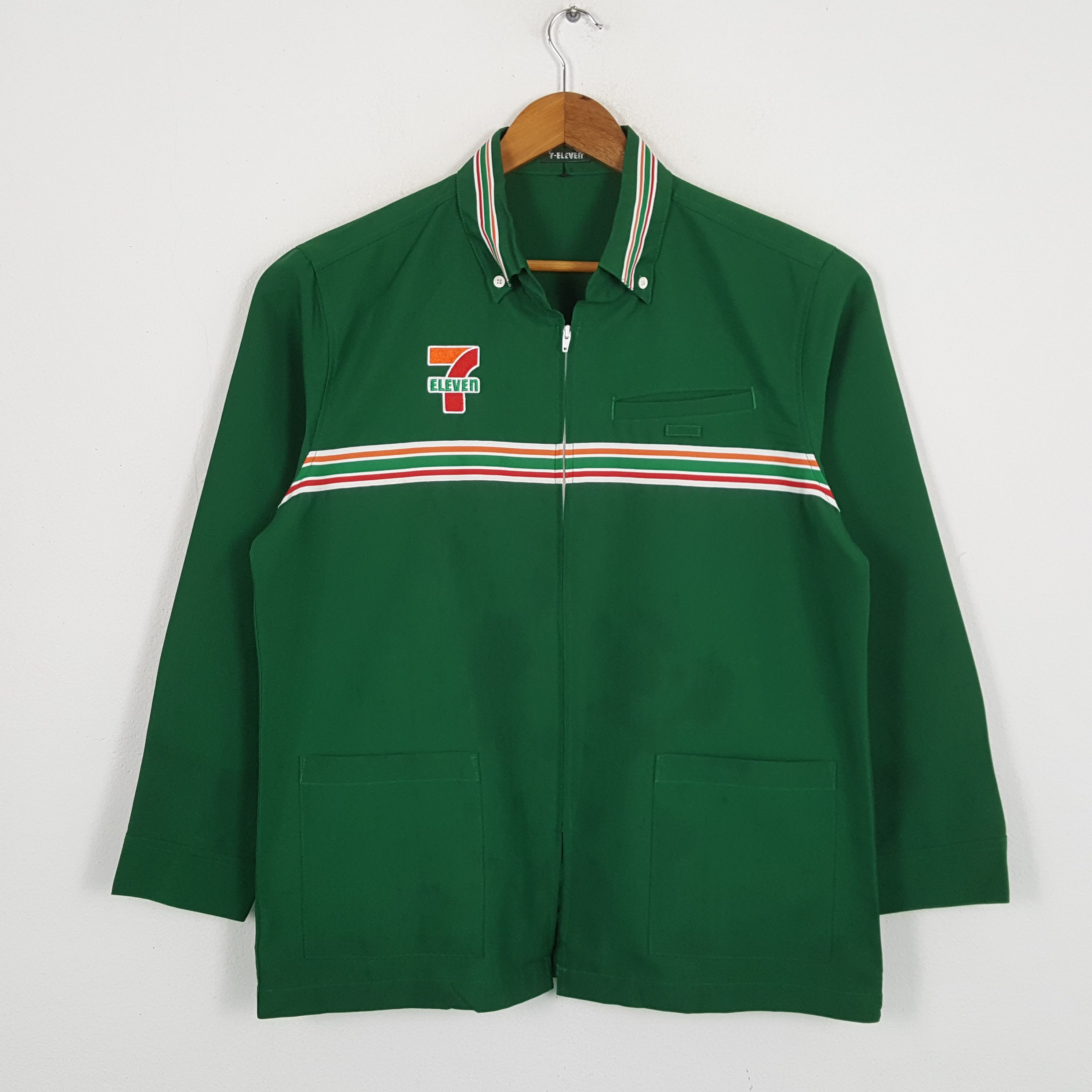 Japanese Brand × Vintage Vintage 7-ELEVEn Japanese Brand Working Uniform Jacket Size US M / EU 48-50 / 2 - 3 Thumbnail