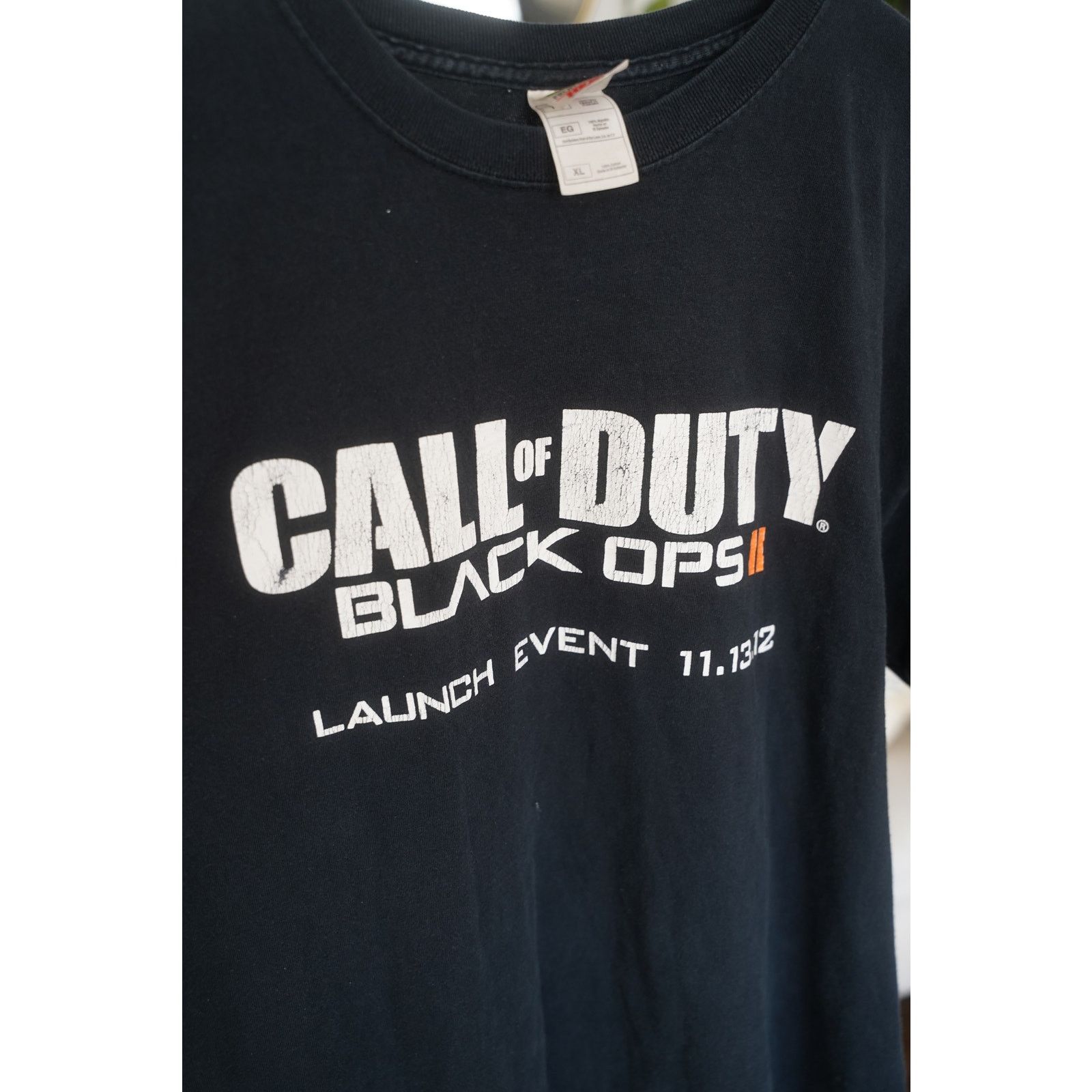 Fruit Of The Loom Rare Call of Duty Black Ops 2 Launch Event T-Shirt (2012) Size US XL / EU 56 / 4 - 3 Thumbnail