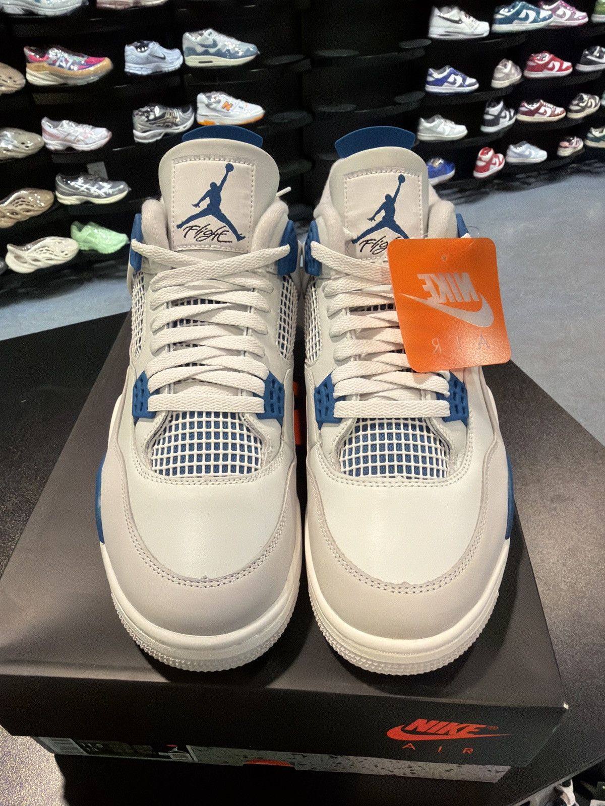 Jordan Brand Jordan 4 Military Blue Size-11.5 Brand New Quick Shipping Size US 11.5 / EU 44-45 - 6 Thumbnail