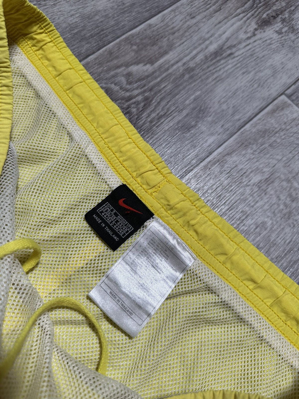 Nike × Vintage Vintage Nike Nylon Swimming Big Back Logo Shorts Size US 31 - 5 Thumbnail