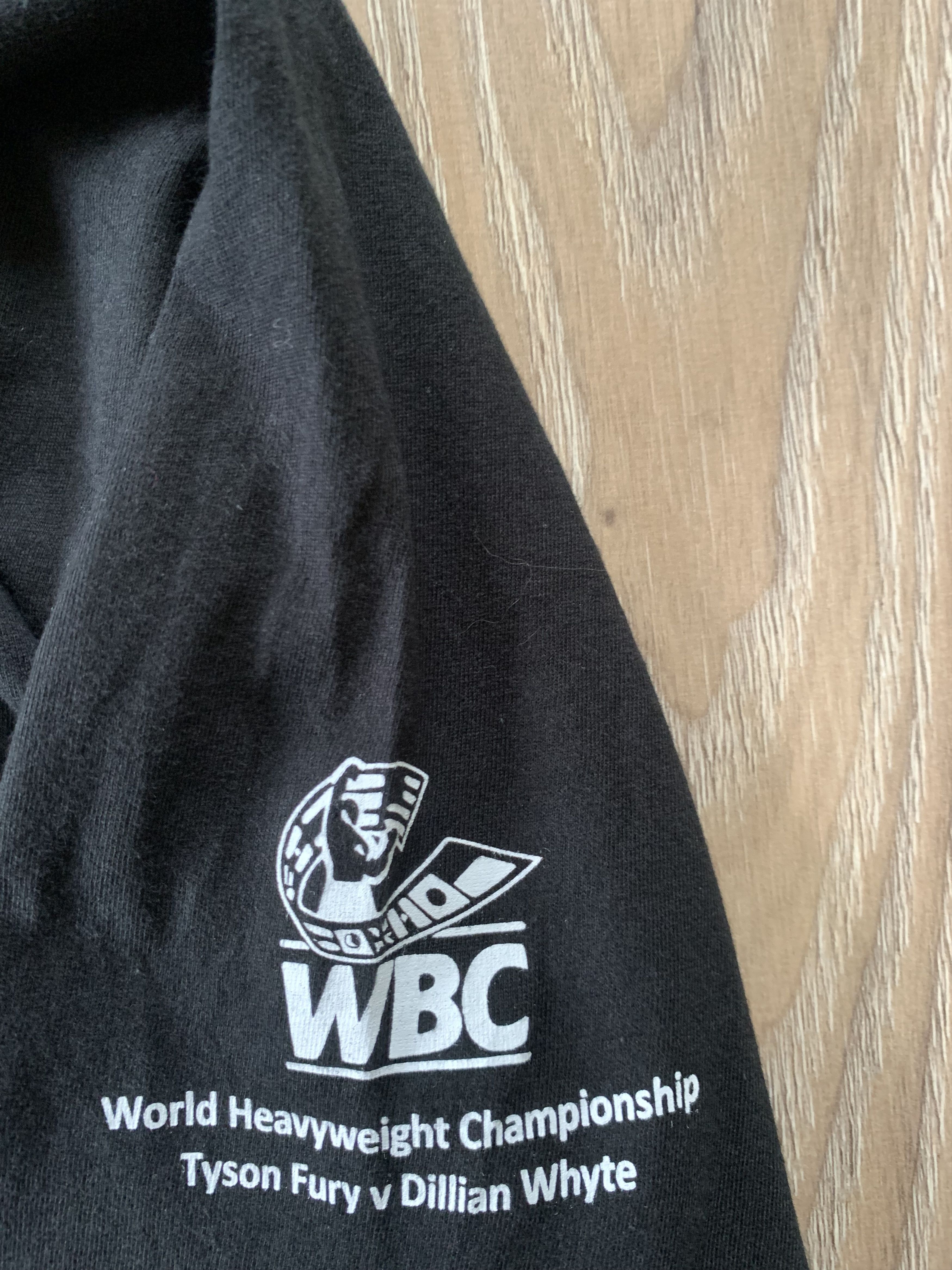 Vintage Tyson Fury Dillian Whyte WBC T Shirt Size US M / EU 48-50 / 2 - 7 Thumbnail